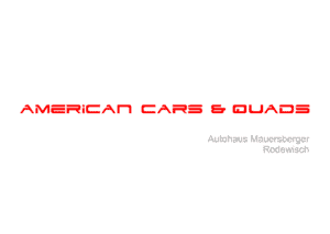 American Cars & Quads Rodewisch - Werbekram
